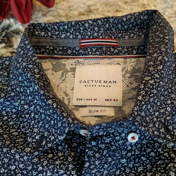 Ricky Singh Cactus Man Button Down Shirt - Picture 2 of 7